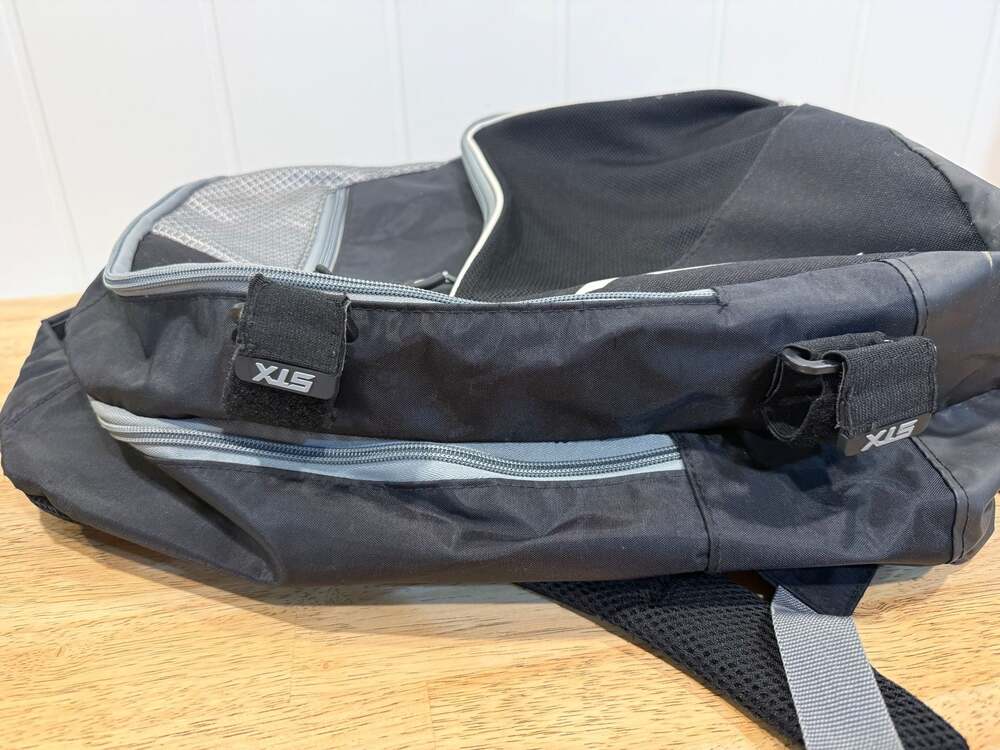 STX Sidewinder Lacrosse Backpack in Black - Picture 7 of 11